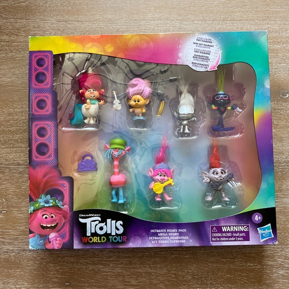 Hasbro Other - Trolls World Tour Ultimate Remix Pack 7 Figure Exclusive Tiny Diamond Brand New